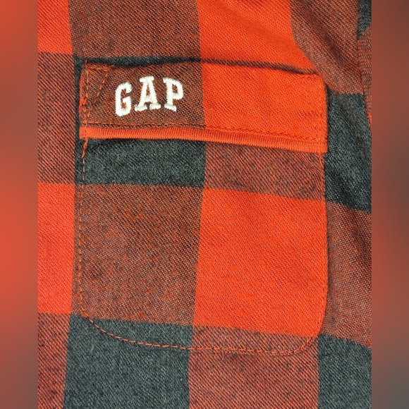 GAP KIDS Buffalo Plaid 2 Piece Pajama Set Size 4 - Picture 3 of 11